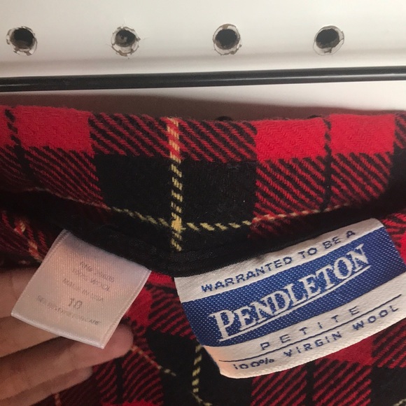 Pendleton plaid skirt - Picture 4 of 4